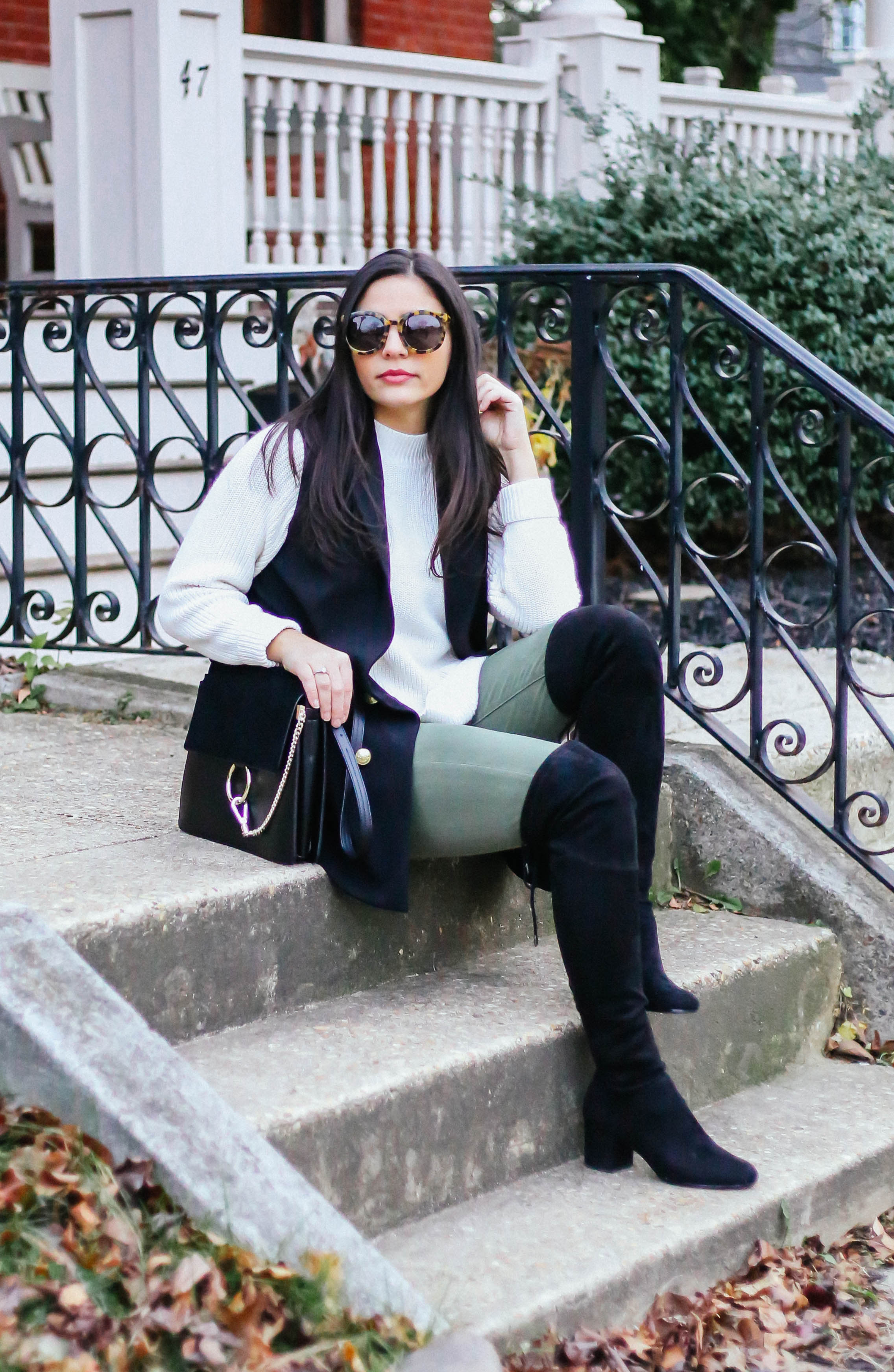 blazer-vest-over-the-knee-boots