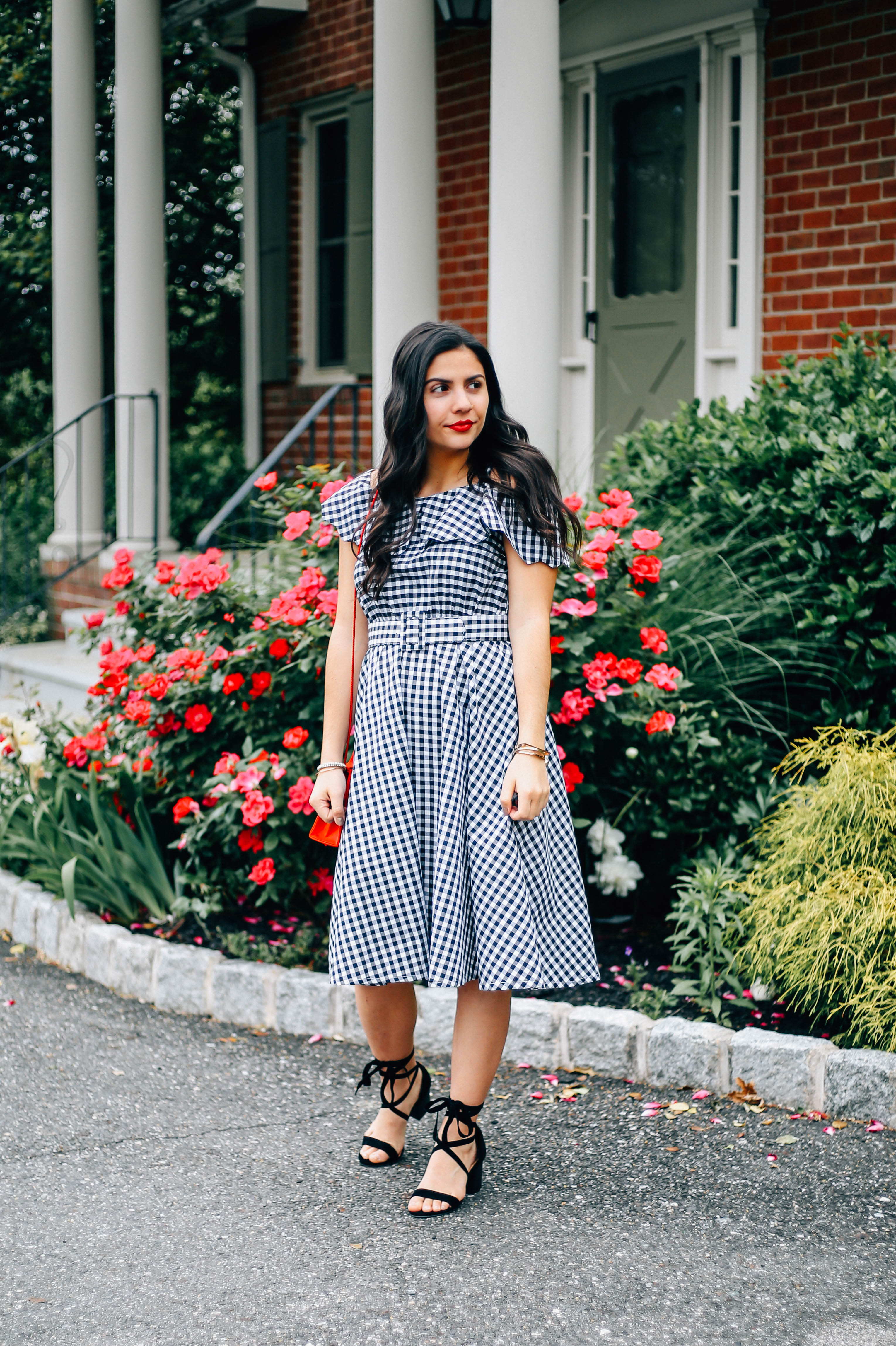 gingham-midi-dress-shein-blogger-19