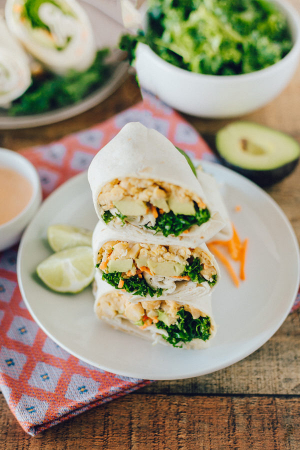 vegan-avocado-chickpea-wrap