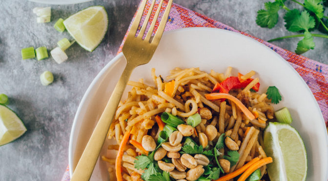 best 20 minute vegan pad thai