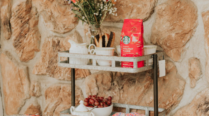 starbucks-holiday-blend-coffee-bar-cart