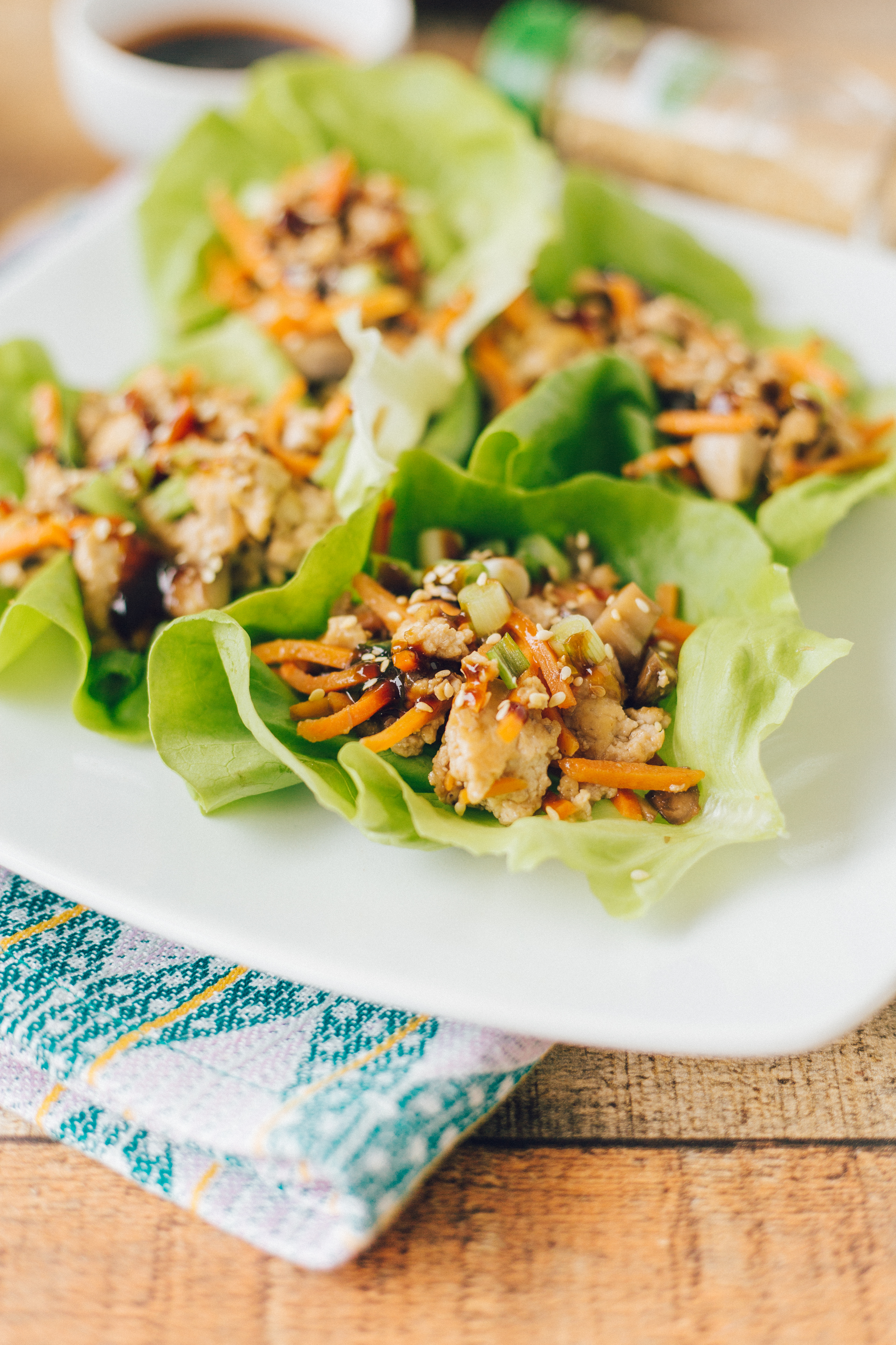 15 minute veggie lettuce wraps