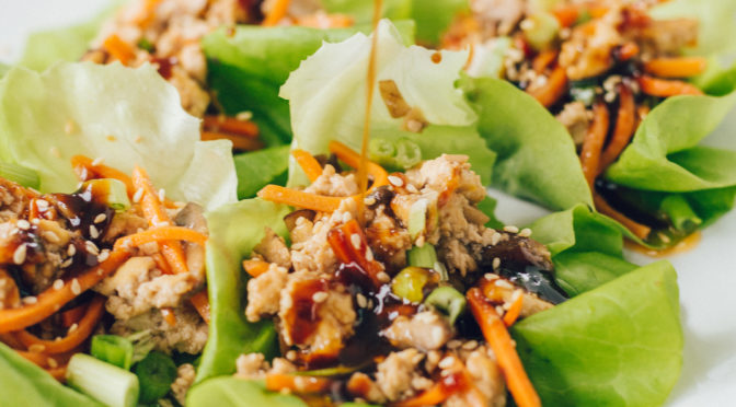 15 minute veggie lettuce wraps