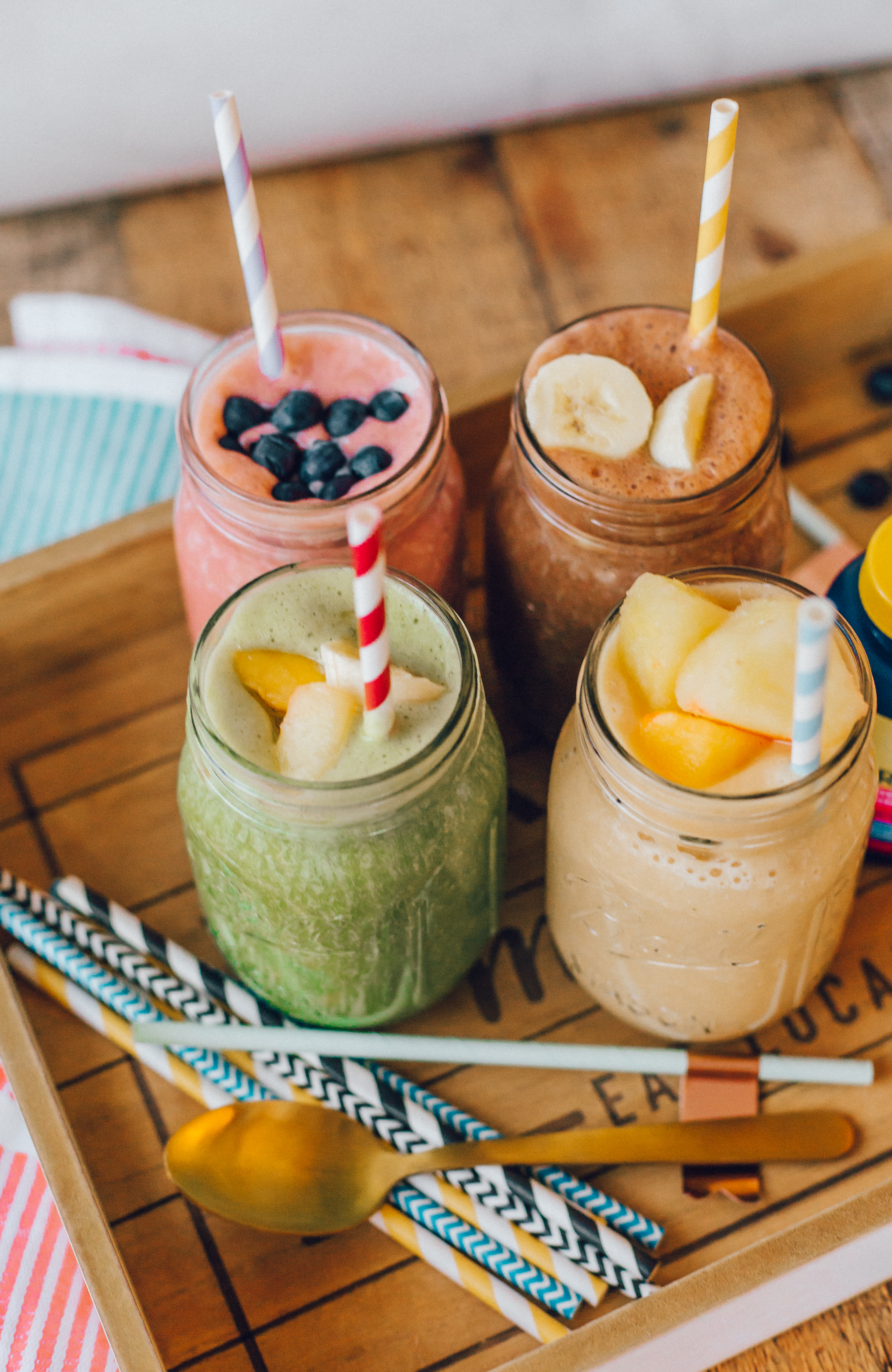 4 healthy breakfast smoothies