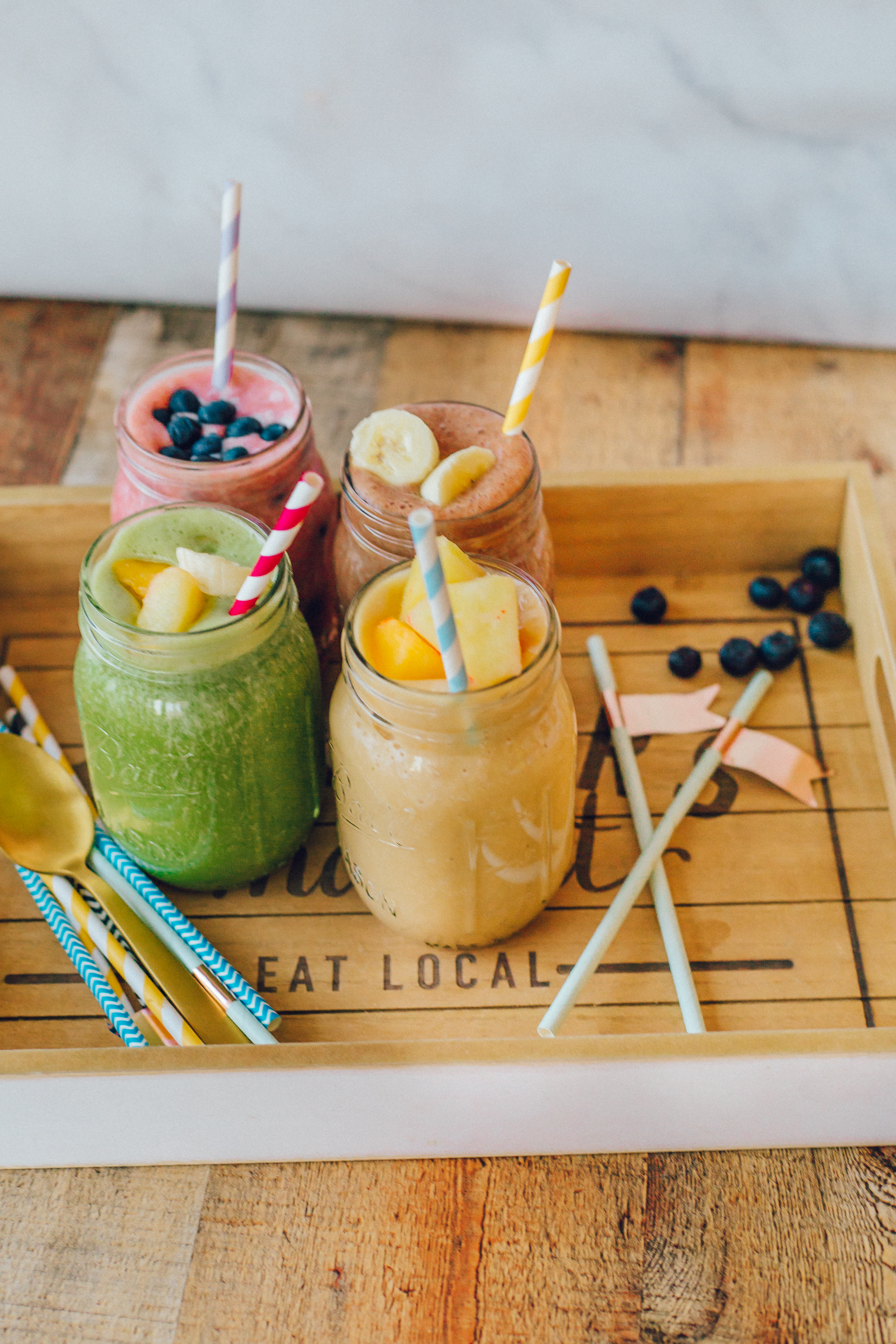 4 healthy breakfast smoothies