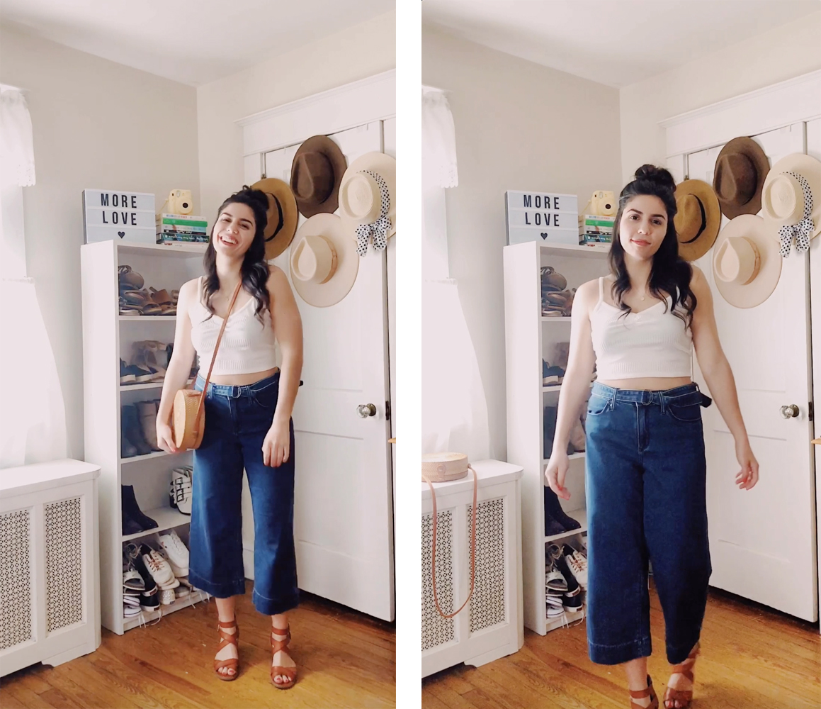 easy trendy outfit for spring / summer