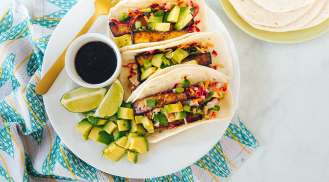 zesty tofu tacos