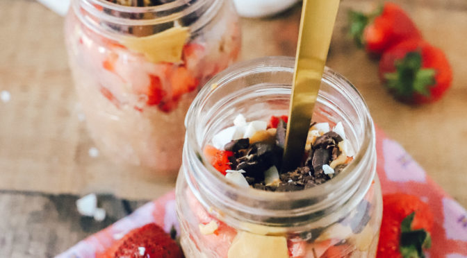 easy vegan chocolate overnight oatmeal