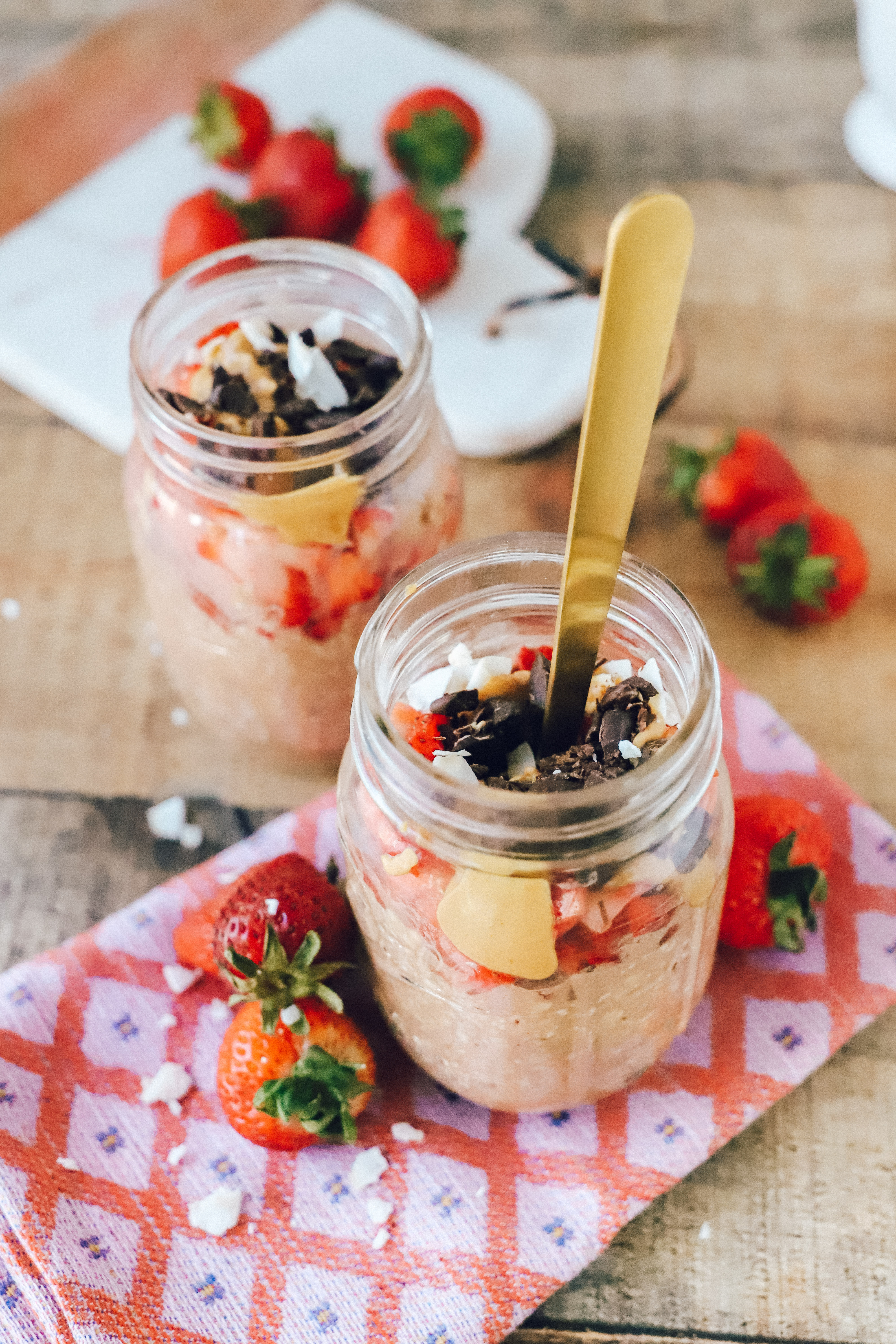 easy vegan chocolate overnight oatmeal
