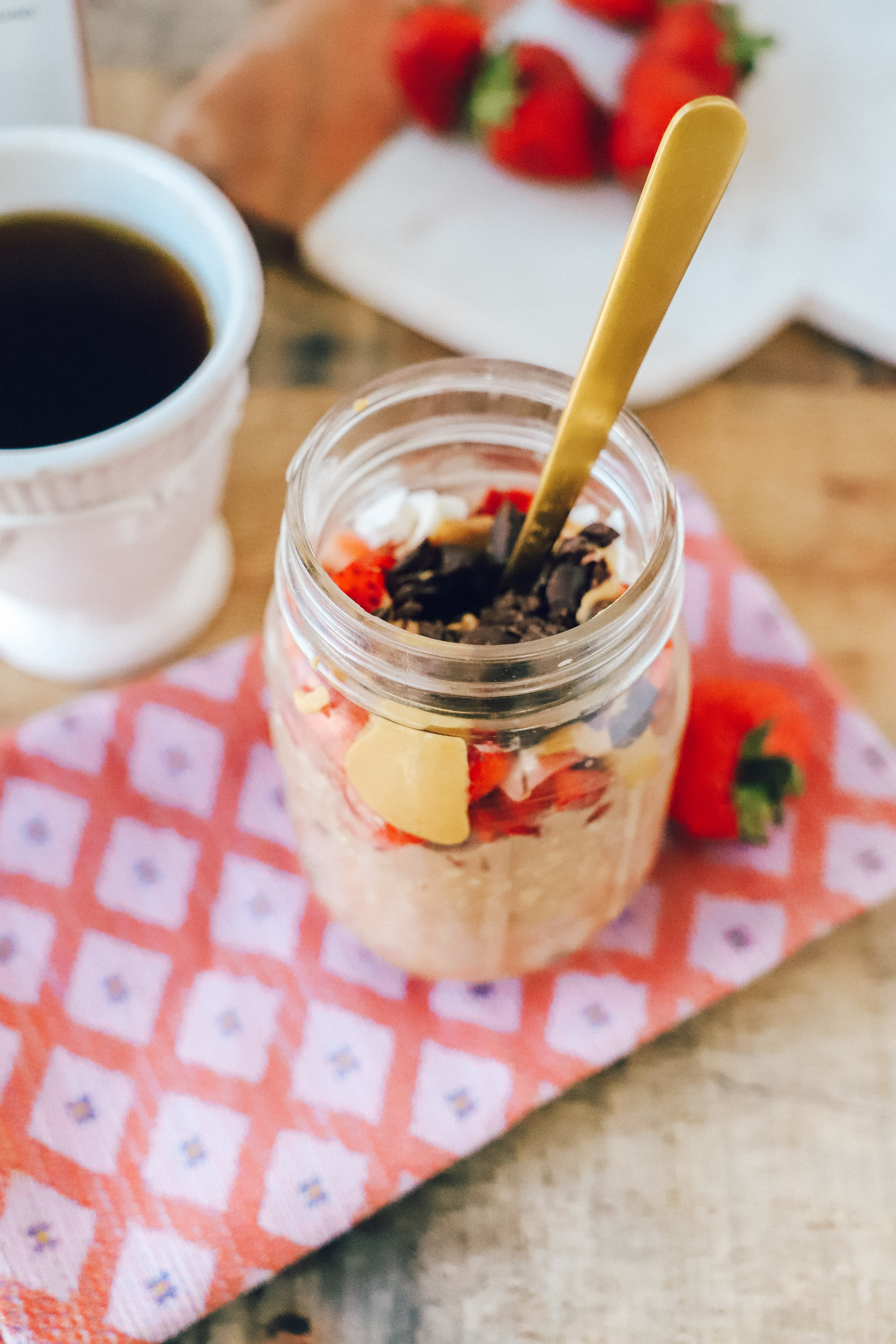 easy vegan chocolate overnight oatmeal