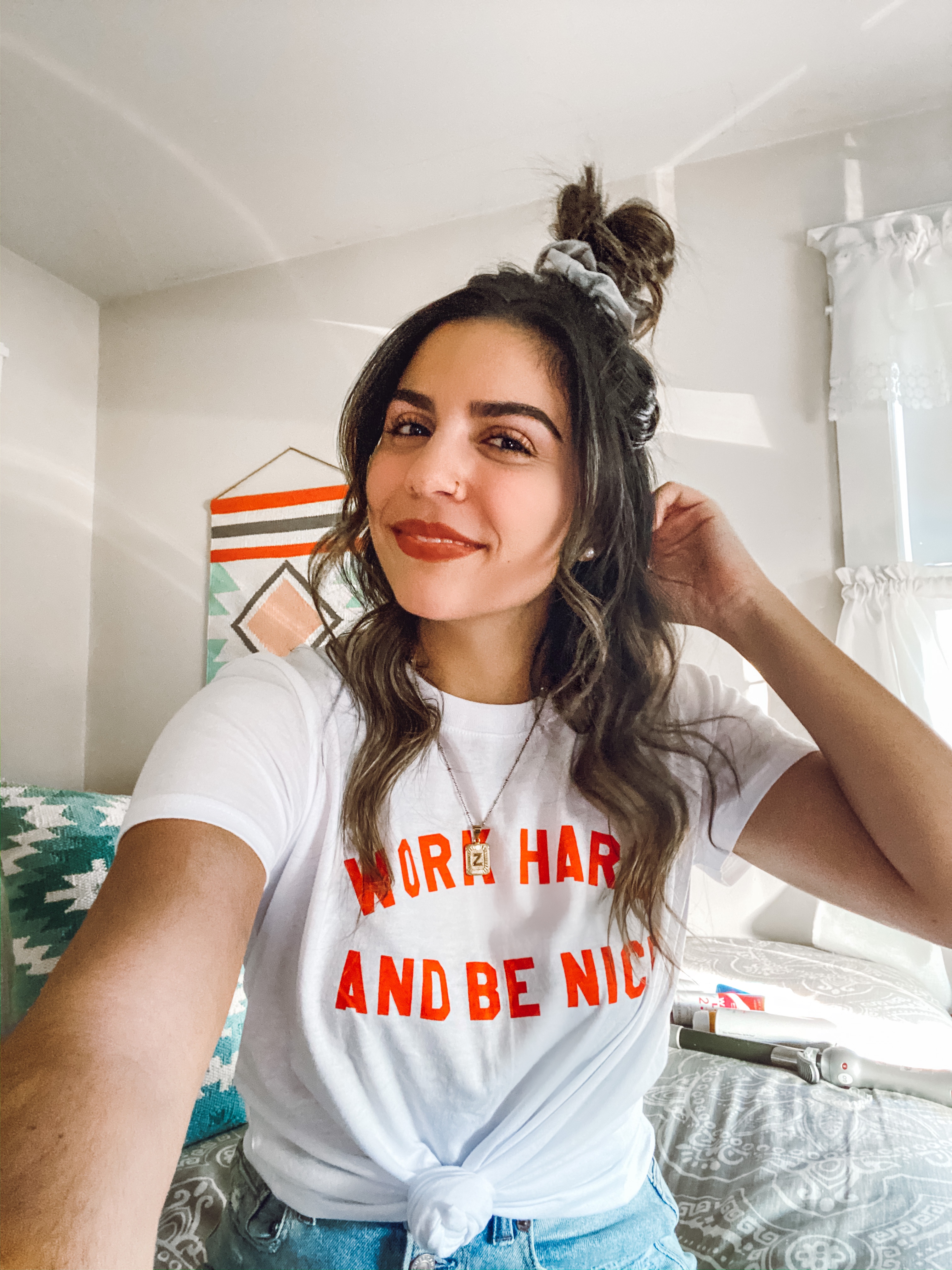 easy beach waves hair tutorial